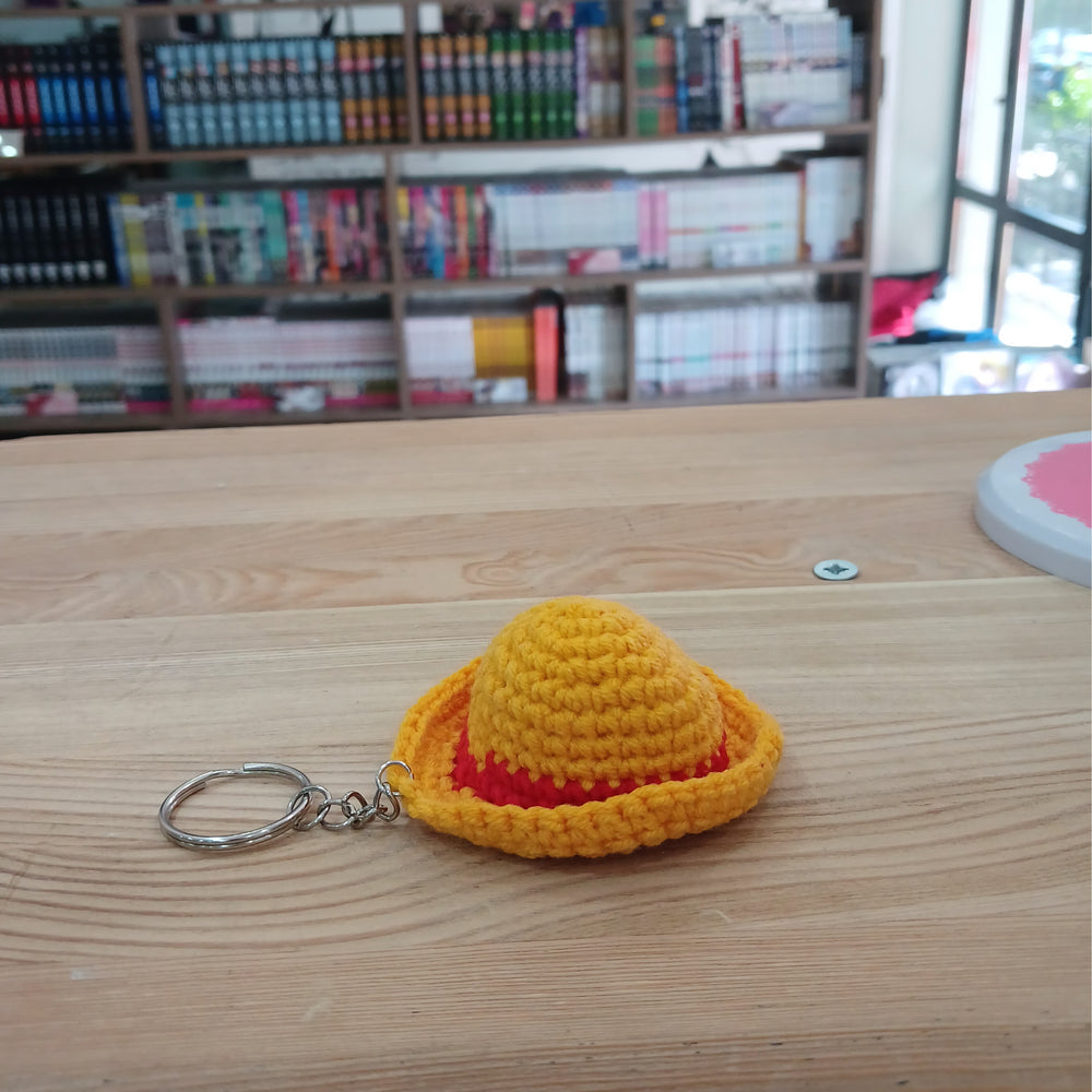 Luffy Hat Keychain