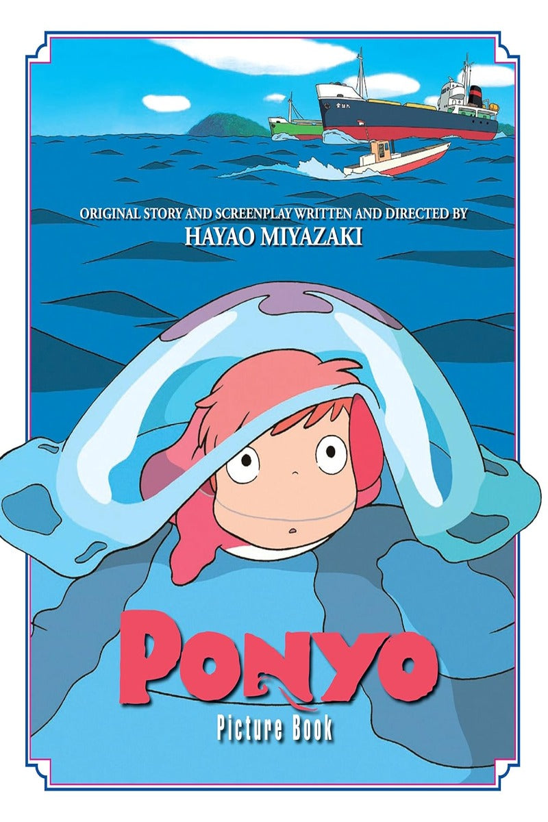 Ponyo on the Cliff by the Sea Anime Picture Book
