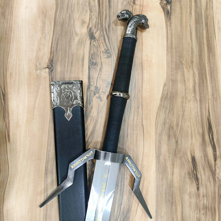 Witcher Silver Sword 1:1 Metal Replica