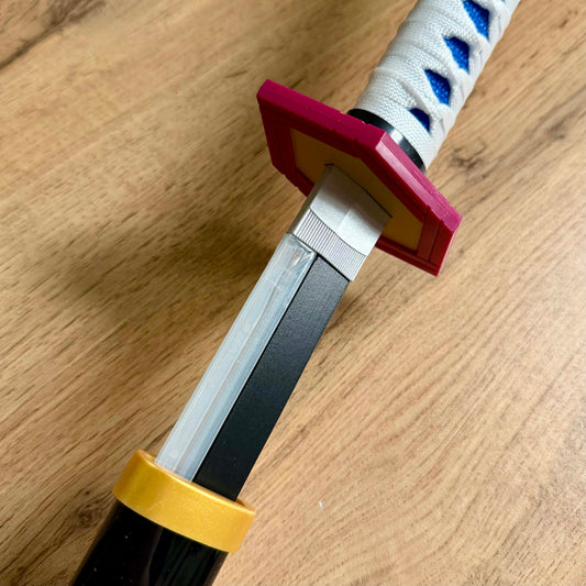 Giyu katana (კატანა) with light and steam (demon slayer)