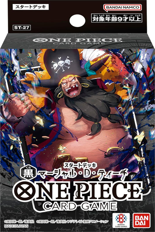 BANDAI ST-27 One Piece Card Game Start Deck - Marshall D Teach