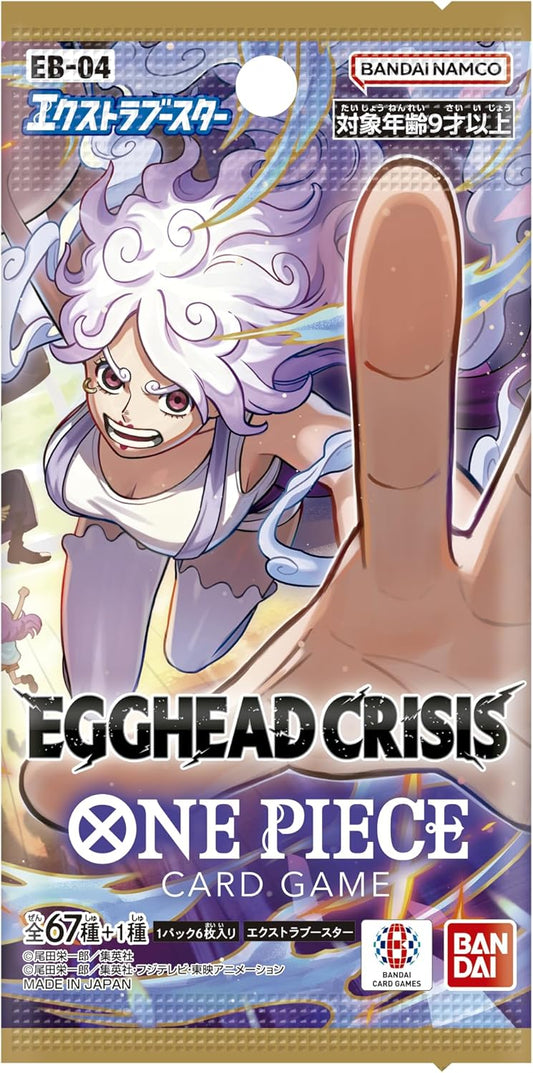 BANDAI EB04 One Piece Card Game, Egghead Crisis - 1 Pack